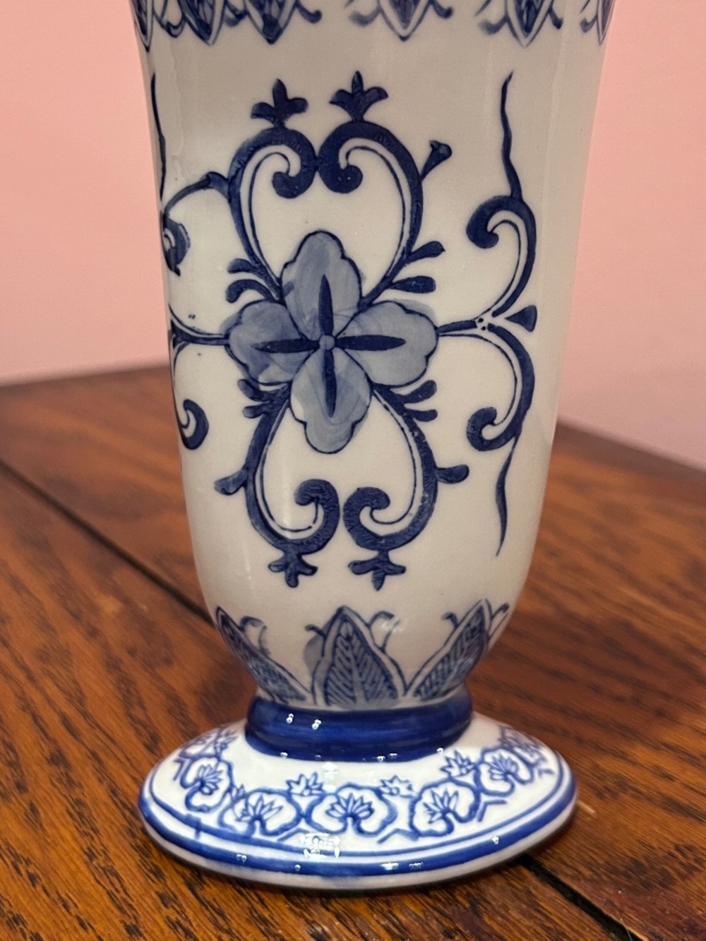 AA Importing Blue and White Small Ceramic Decorative Vase - Picture 6 of 7